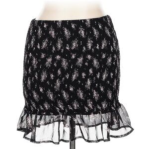 Madden Girl Black and Pink Textured Pencil Skirt size M/L